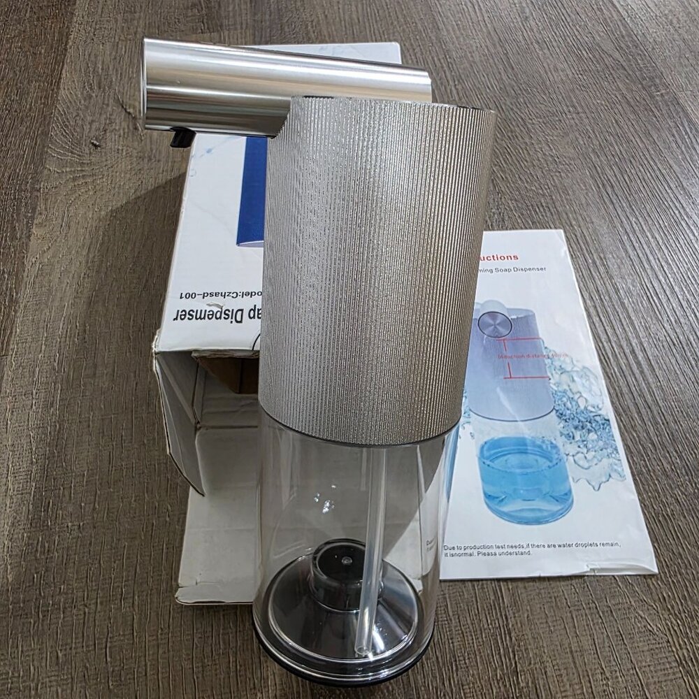 Smart Touchless Soap Dispenser Automatic Induction Liquid Foam Washer Bathroom